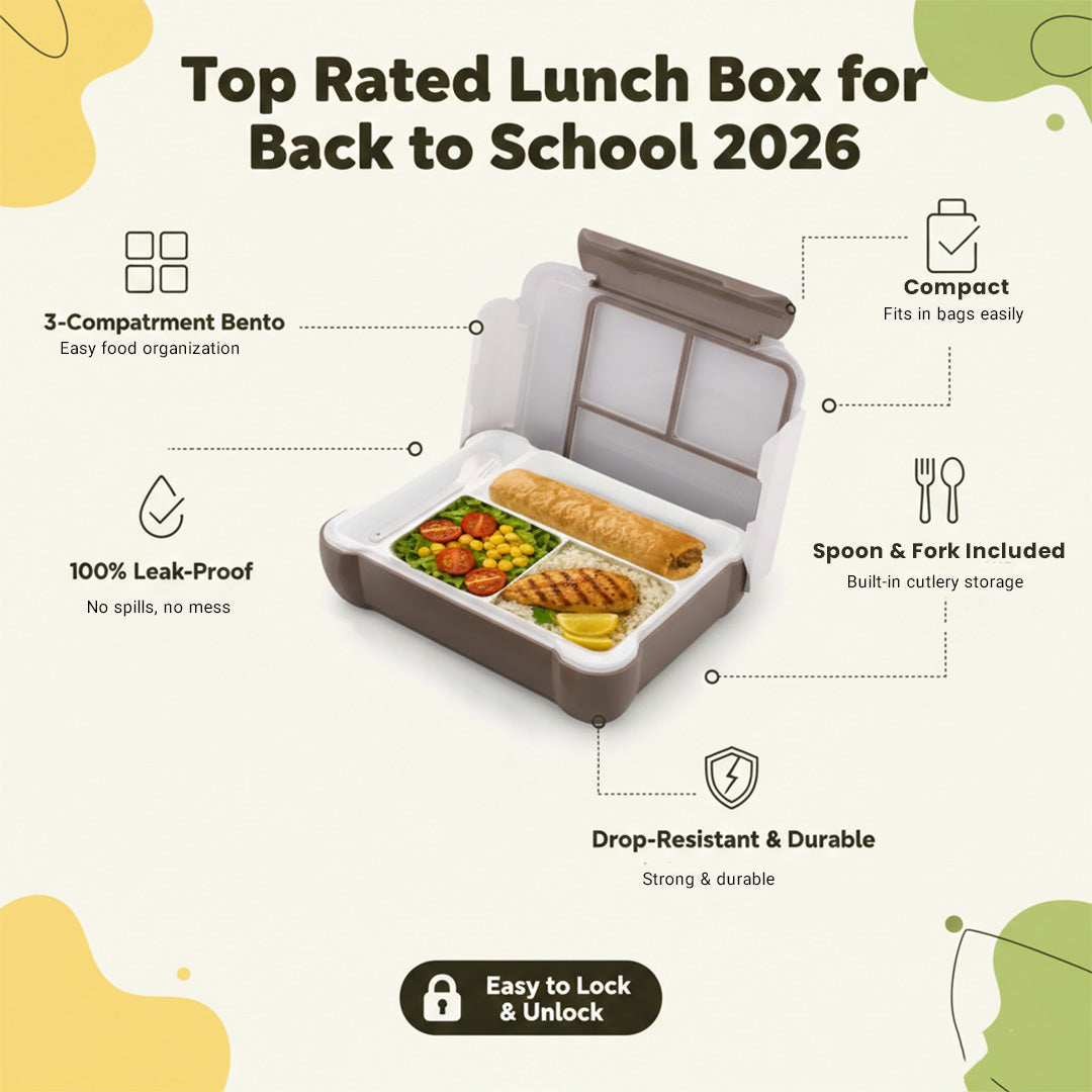 Why 5-Compartment Bento Boxes Are Every Parent’s Back-to-School Secret Weapon